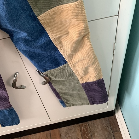 Rainbow Colorful Patchwork jeans vintage sz 6 euc - Picture 10 of 12